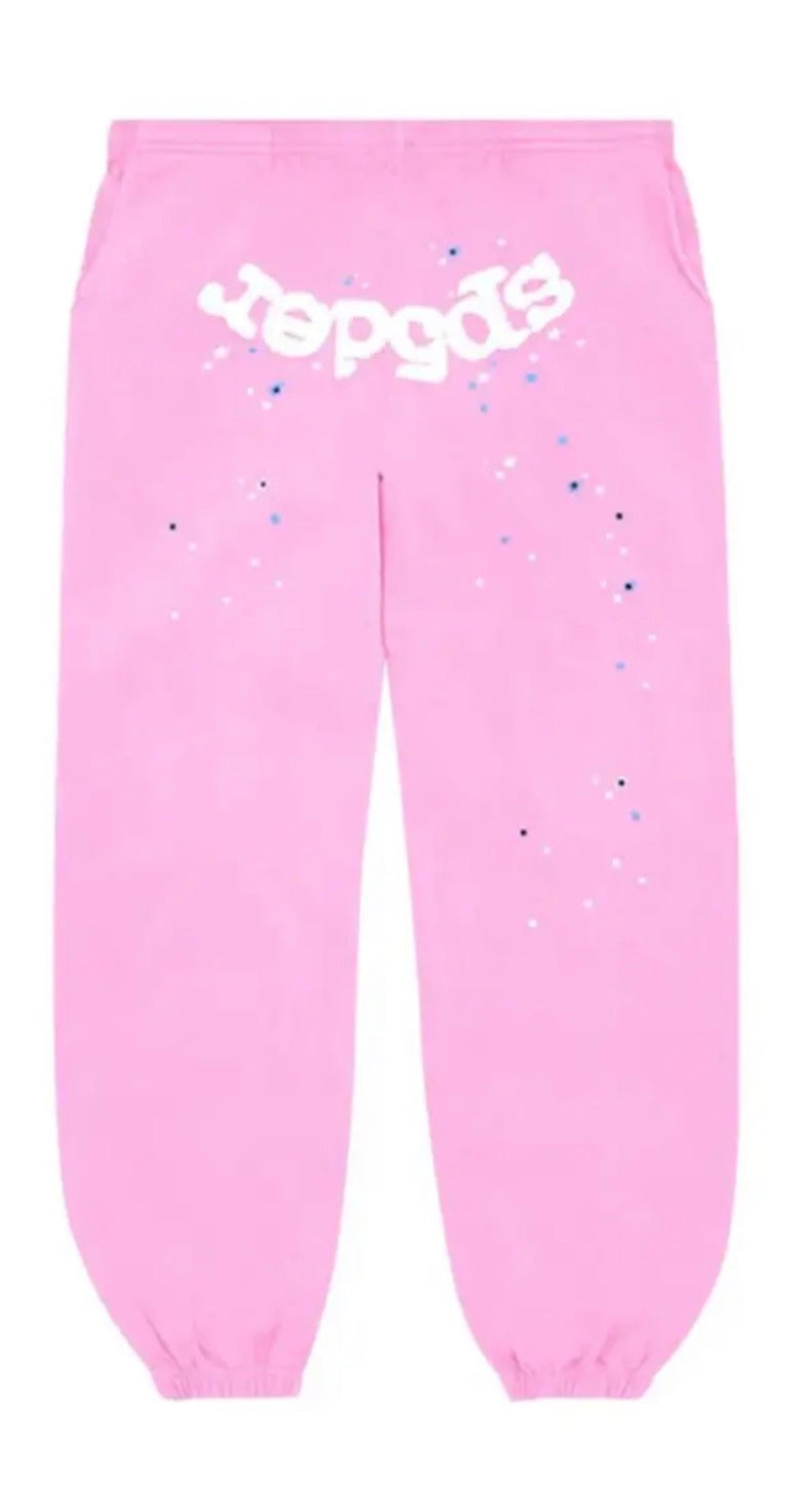 Sp5der Atlanta Sweatpants Pink