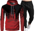 Men's Casual Sports Hoodie And Jogger Pants