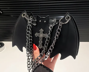 Bat Shaped Crossbody Bag